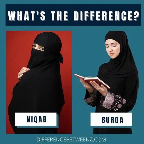 Difference between Niqab and Burqa