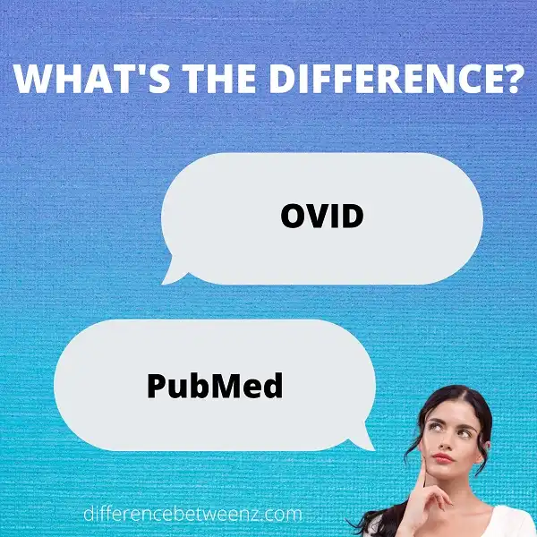 Difference between OVID and PubMed