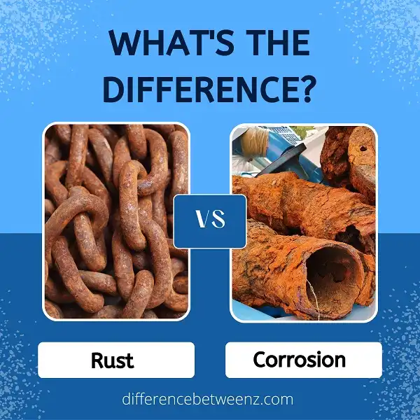 Difference between Rust and Corrosion