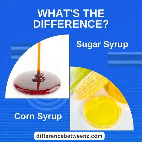 Difference between Sugar and Corn Syrup