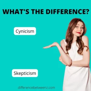Difference between Cynicism and Skepticism