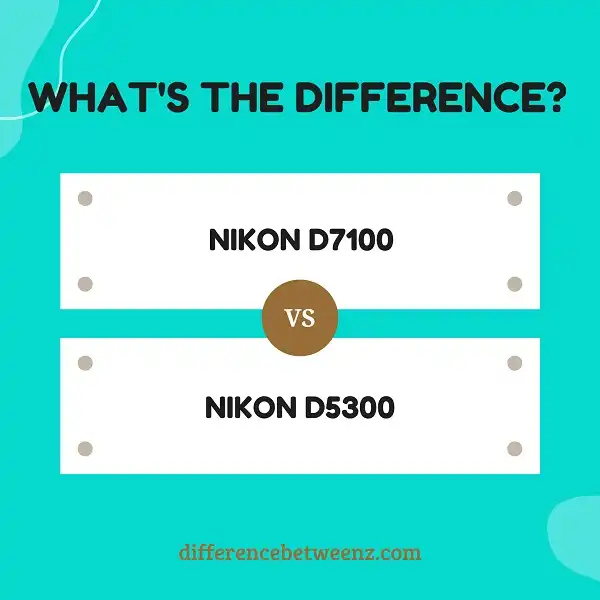 Difference between Nikon D7100 and D5300