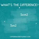 Difference between Scvo2 and Svo2