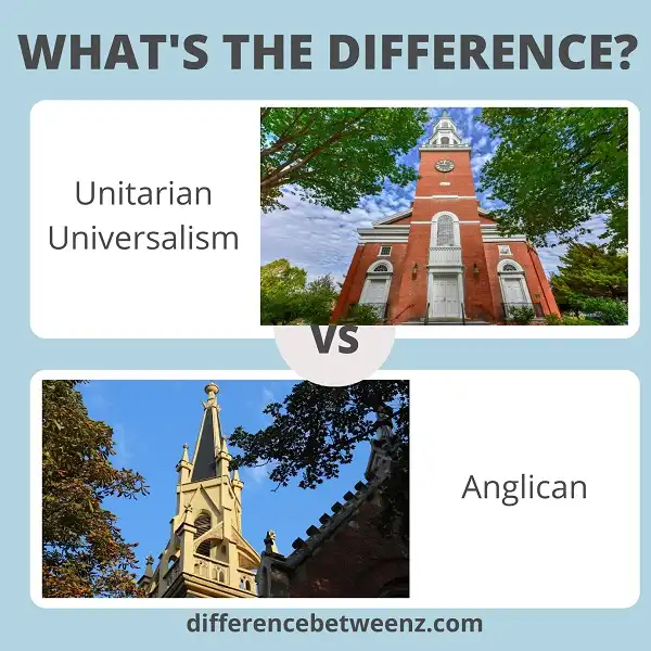 Difference between Unitarian Universalism and Anglican