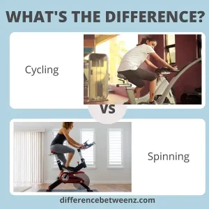 Differences between Cycling and Spinning