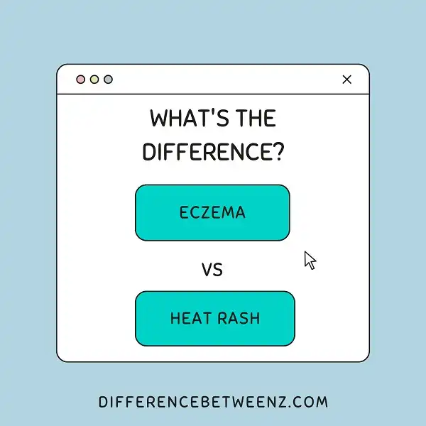Differences between Eczema and Heat Rash