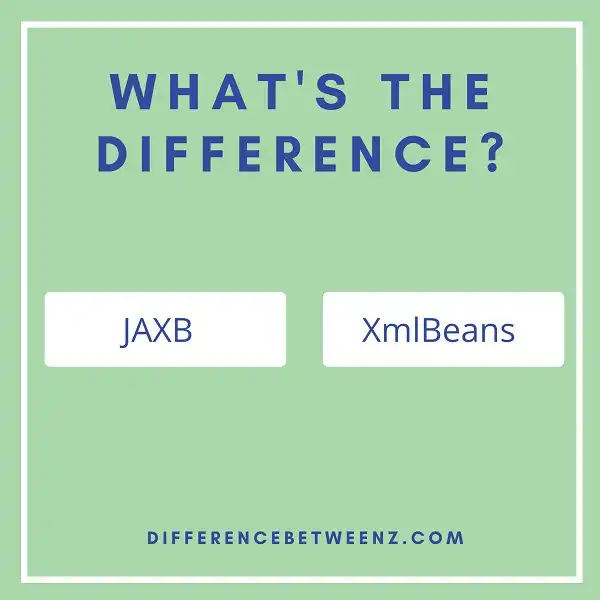 Differences between JAXB and XmlBeans