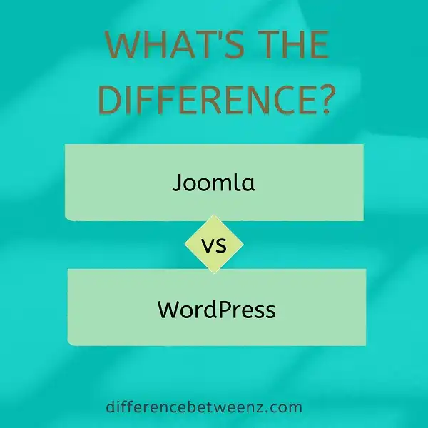 Differences between Joomla and WordPress
