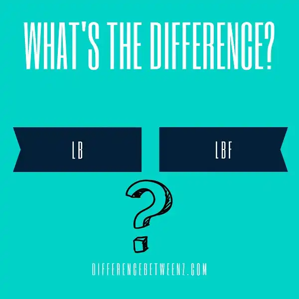 Differences between LB and LBF