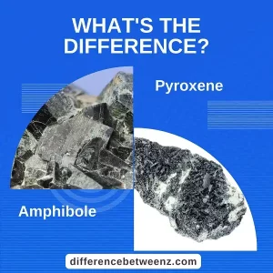 Differences between Pyroxene and Amphibole