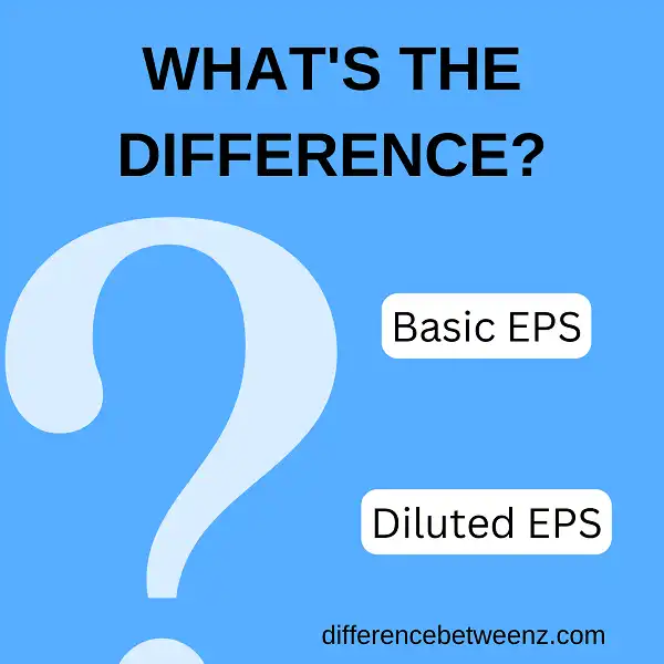 Difference between Basic EPS and Diluted EPS