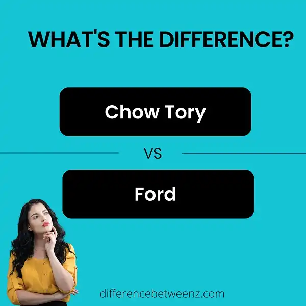 Difference between Chow Tory and Ford - Toronto's 2014 Mayoral Candidates Compared