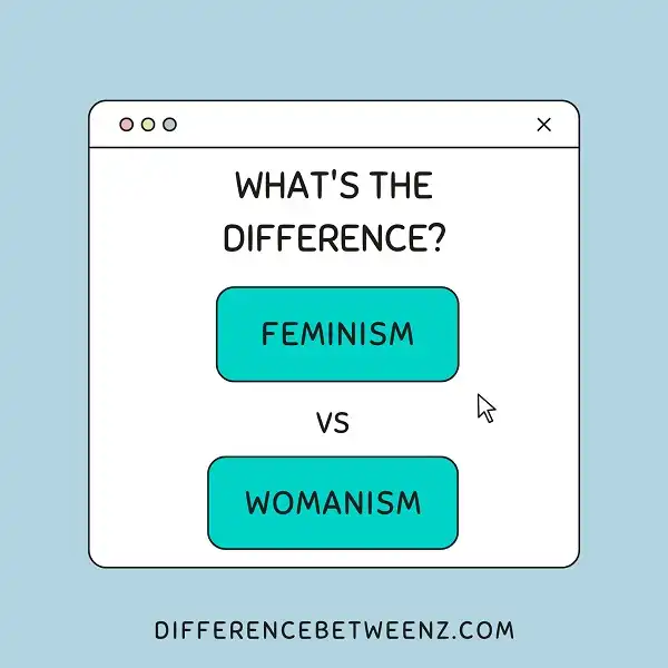 Difference between Feminism and Womanism