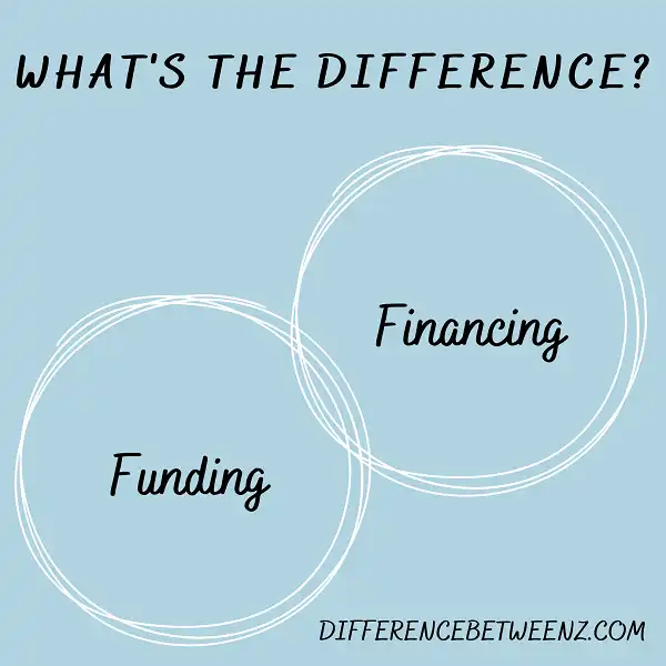 Difference between Funding and Financing
