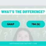 Difference between GAAP and 704 (b)