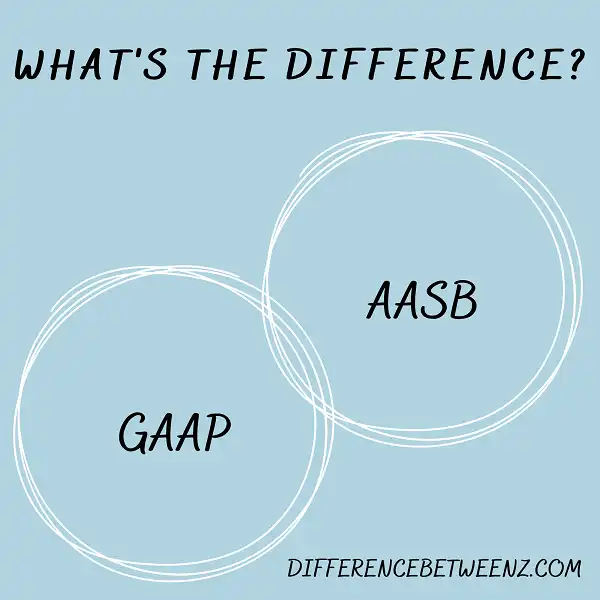 Difference between GAAP and AASB