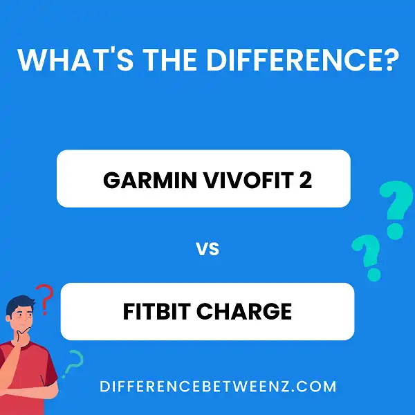 Difference between Garmin Vivofit 2 and Fitbit Charge