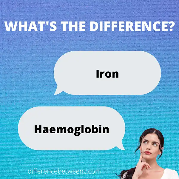 Difference between Haemoglobin and Iron
