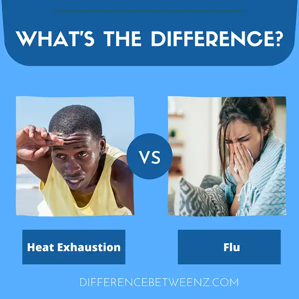 Difference between Heat Exhaustion and Flu
