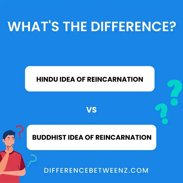 Difference between Hindu and Buddhist Idea Of Reincarnation