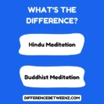 Difference between Hindu and Buddhist Meditation