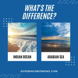 Difference between Indian Ocean and Arabian Sea