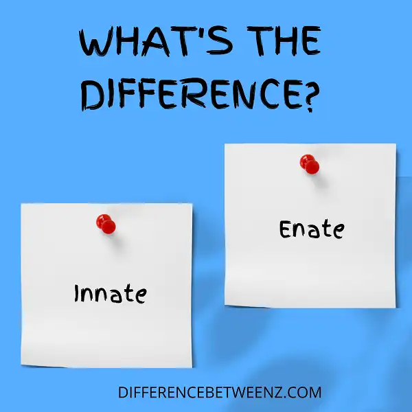 Difference between Innate and Enate