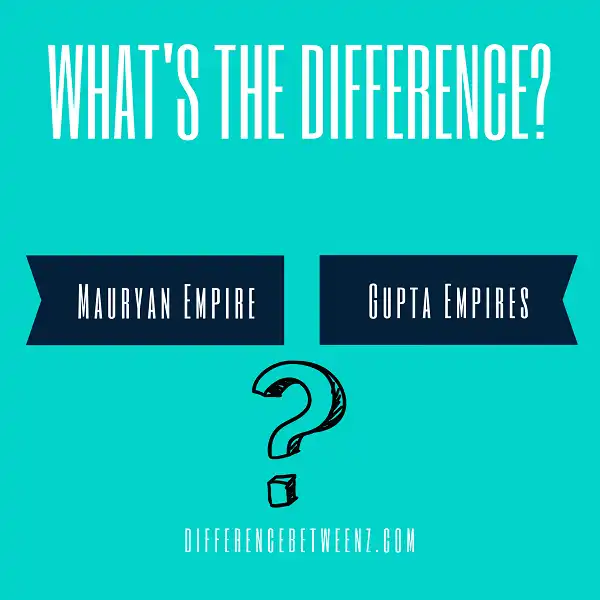 Difference between Mauryan and Gupta Empires