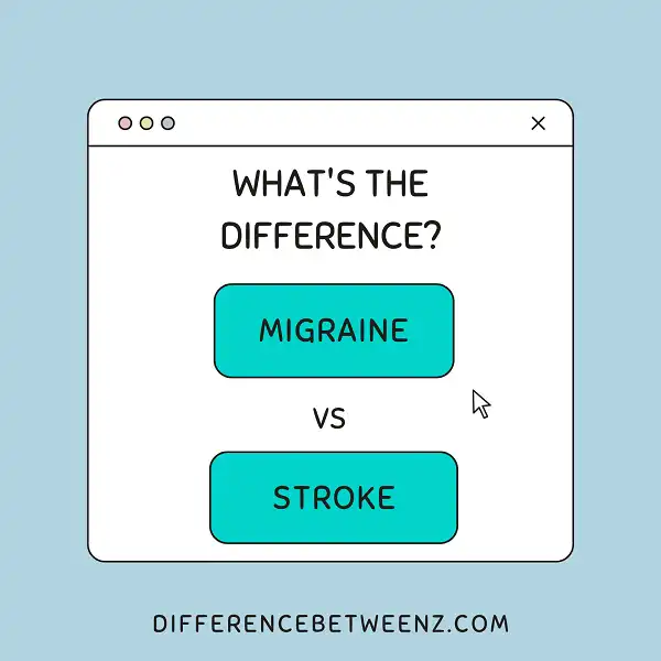 Difference between Migraine and Stroke