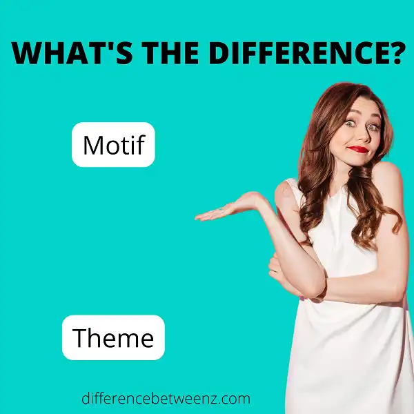 Difference between Motif and Theme