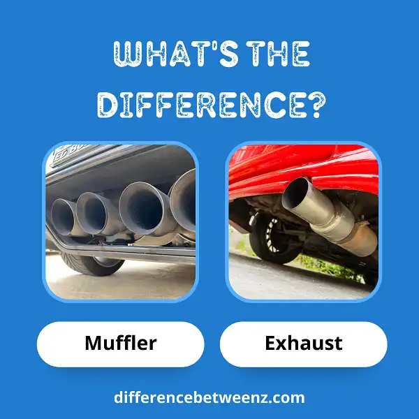 Difference between Muffler and Exhaust