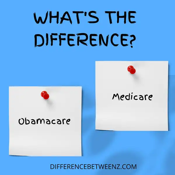 Difference between Obamacare and Medicare