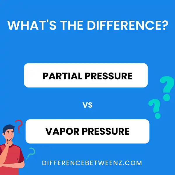 Difference between Partial Pressure and Vapor Pressure