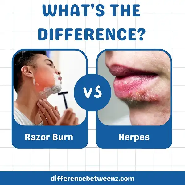 Difference between Razor Burn and Herpes