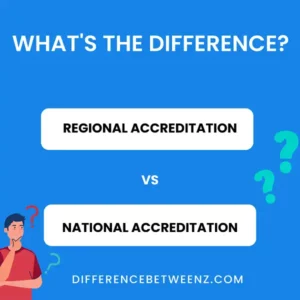 Difference between Regional and National Accreditation