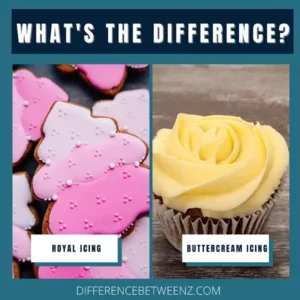 Difference between Royal Icing and Buttercream Icing