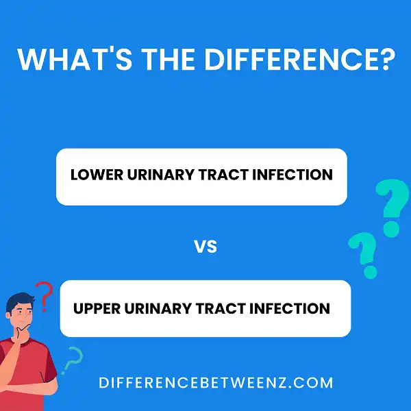 Difference between Upper and Lower Urinary Tract Infection