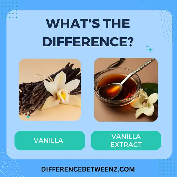 Difference between Vanilla and Vanilla Extract