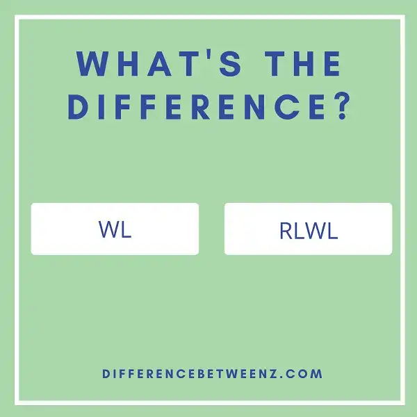 Difference between WL and RLWL
