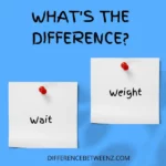 Difference between Wait and Weight