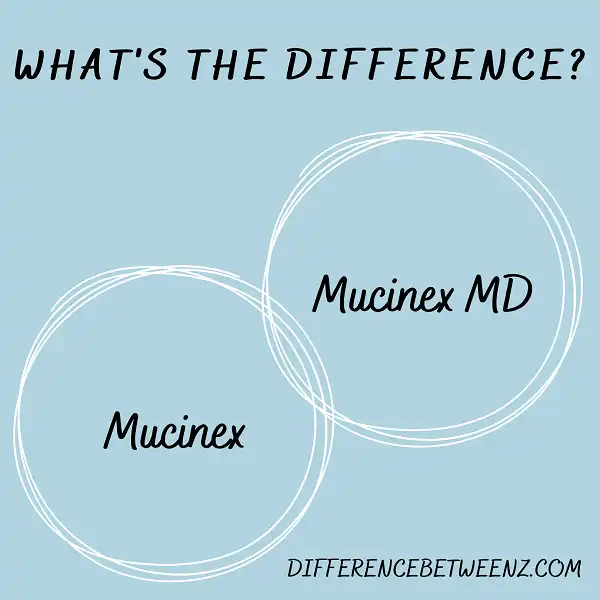 Differences between Mucinex and Mucinex DM