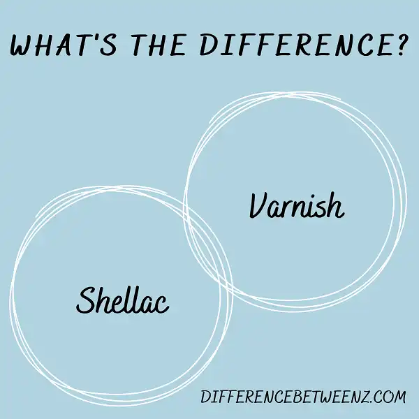 Differences between Shellac and Varnish