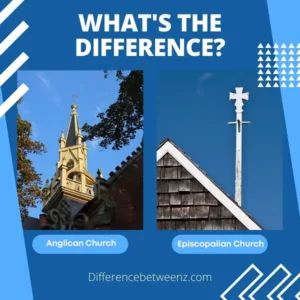 Differences between The Anglican Church and The Episcopalian Church
