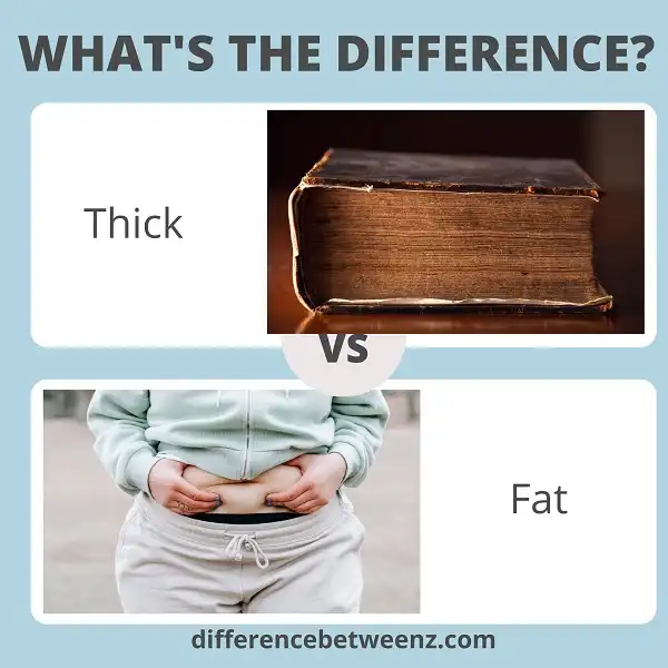 Differences between Thick and Fat