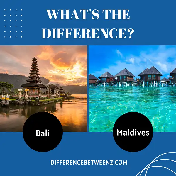 Difference Between Bali and the Maldives