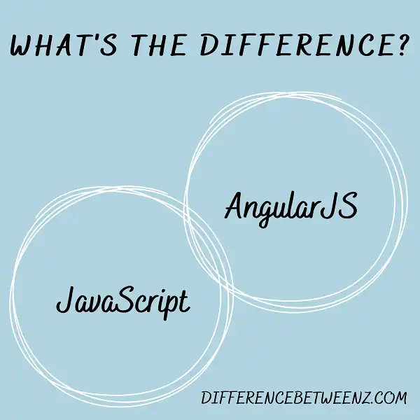 Difference Between JavaScript and AngularJS