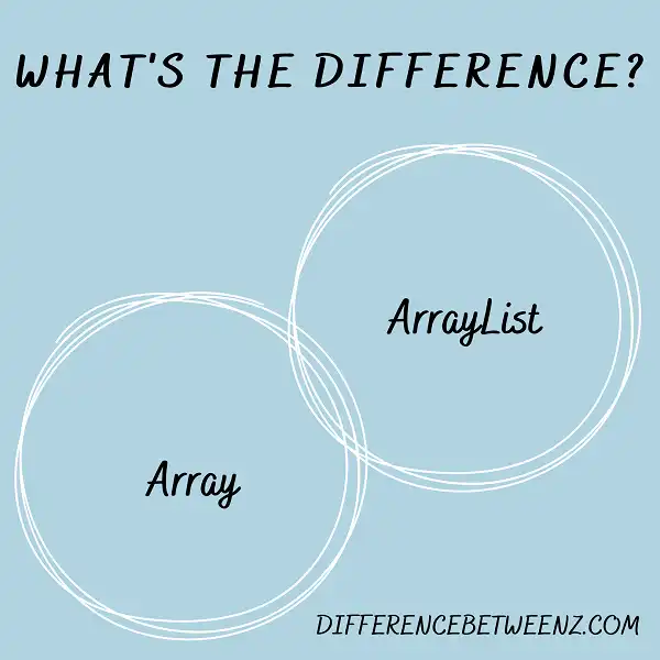Difference between Array and ArrayList
