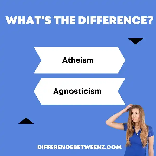 Difference between Atheism and Agnosticism