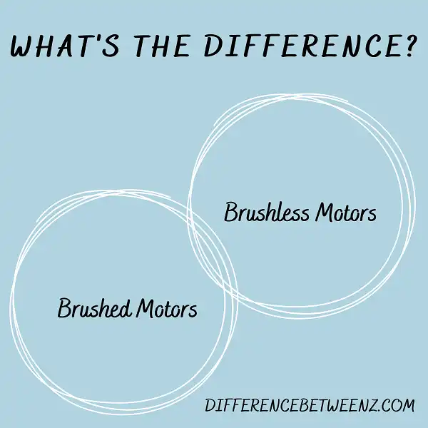 Difference between Brushed Motors and Brushless Motors
