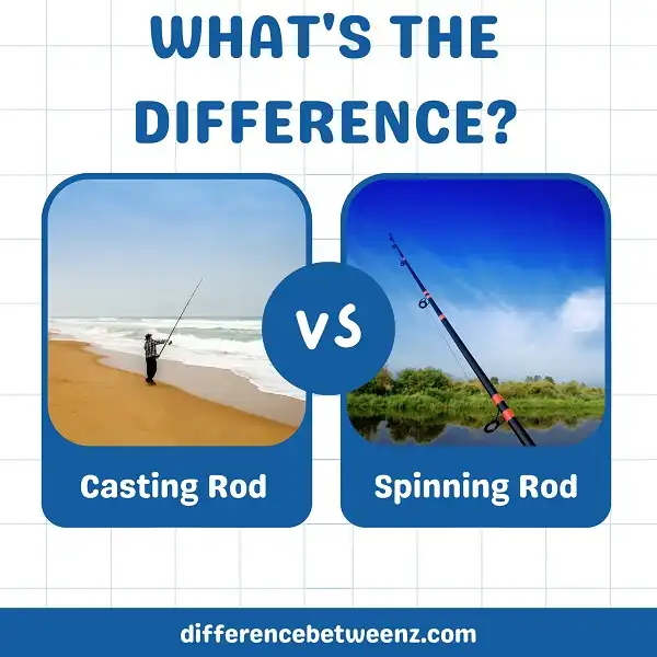 Difference between Casting Rod and Spinning Rod
